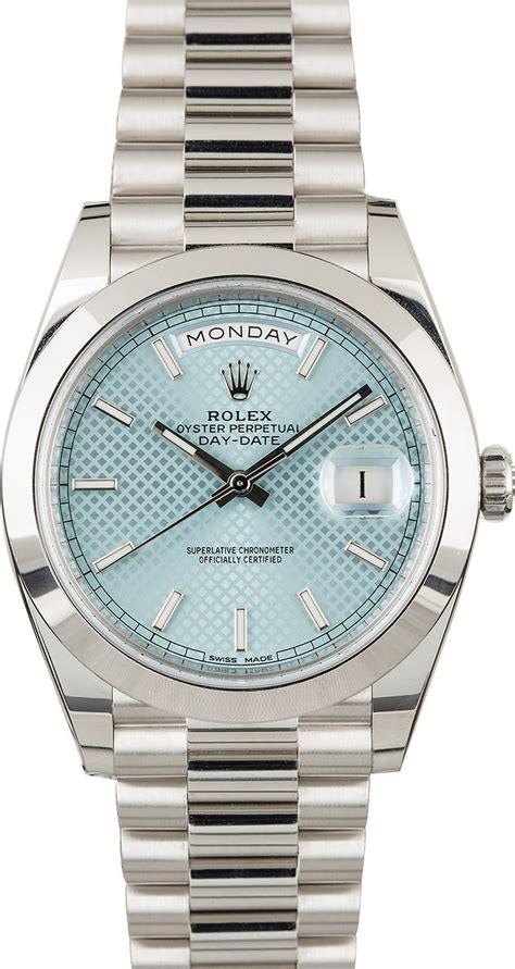 rolex platinum president blue dial|the rolex president.